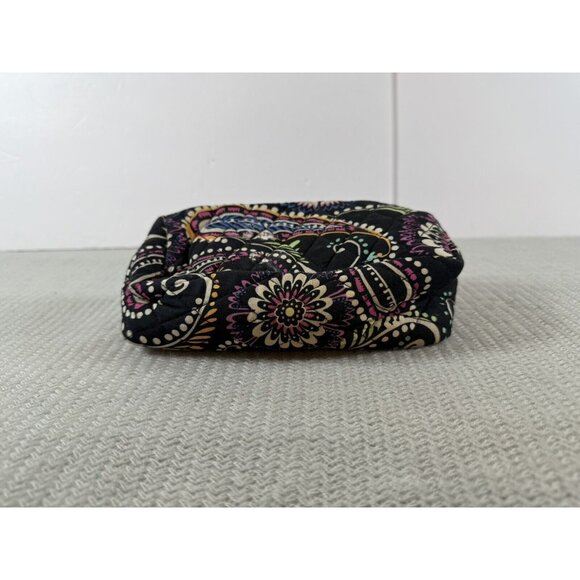Vera Bradley Bandana Swirl Paisley Makeup Bag Medium Quilted - Picture 5 of 6